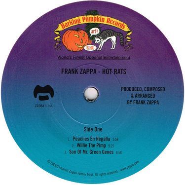 Платівка Frank Zappa - Hot Rats | Френк Заппа - Гарячі Щури