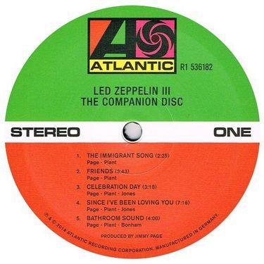 Led Zeppelin - Led Zeppelin III (LP, Album, Reissue, Remastered, 180 Gram, Vinyl)