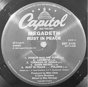 Megadeth - Rust in Peace | Мегадет - Раст Ін Піс