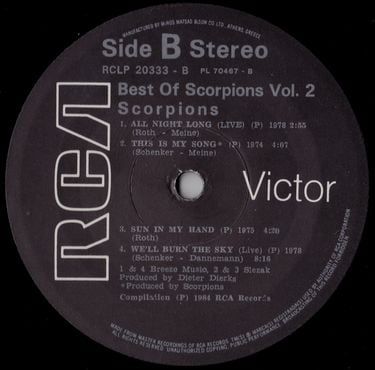 Scorpions - The Best Of Scorpions Vol.2 (Vinyl)