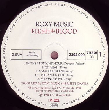 Roxy Music - Flesh + Blood