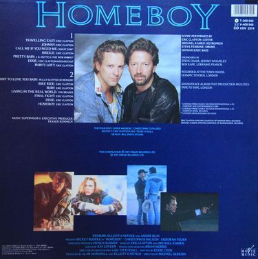 Платівка HOMEBOY (Original Score Performed by Eric Clapton)