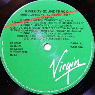 Платівка HOMEBOY (Original Score Performed by Eric Clapton)