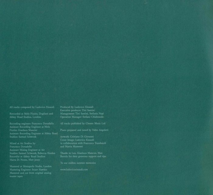 Ludovico Einaudi – The Summer Portraits (2LP, Album, Recycled Black)