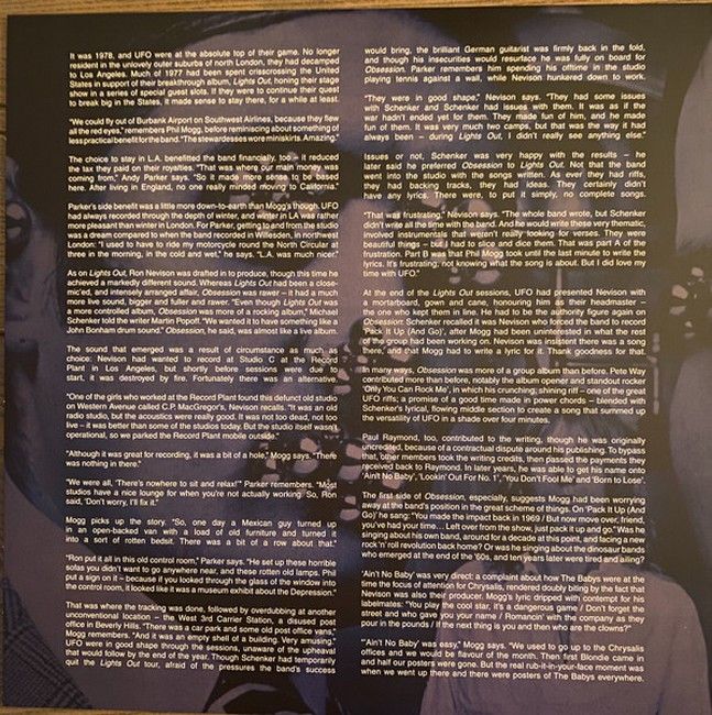 UFO – Obsession (3LP, Deluxe Edition, Reissue, Remastered, Stereo, Triple Gatefold, 180g, Vinyl)