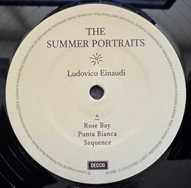 Ludovico Einaudi – The Summer Portraits (2LP, Album, Recycled Black)