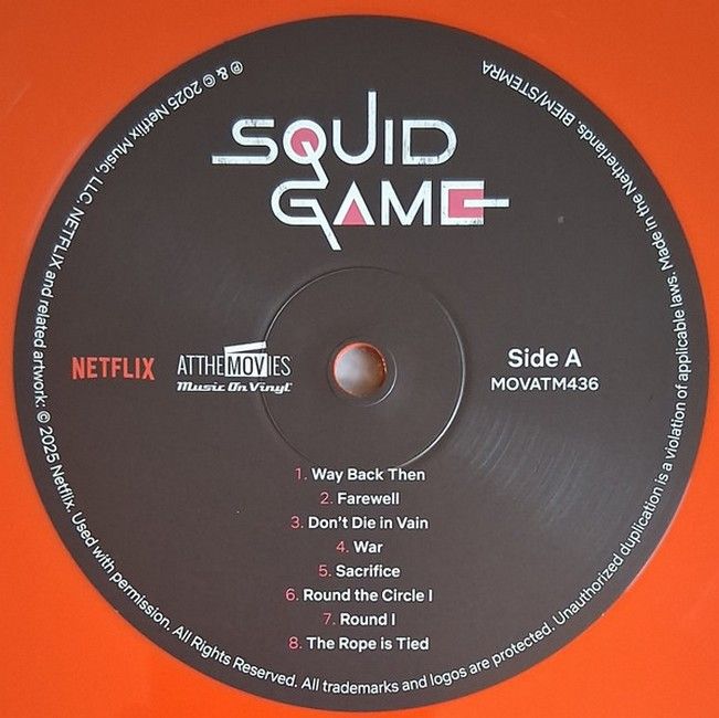 Jung Jaeil – Squid Game (Soundtrack From The Netflix Series) (2LP, Orange & Yellow)