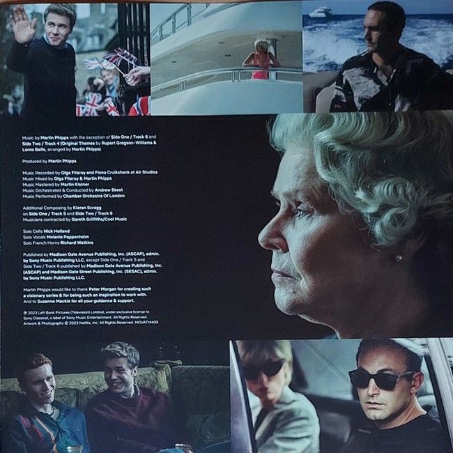 Martin Phipps – The Crown (Season Six Soundtrack) (LP, Album, Limited Edition, Numbered, Stereo, Blue [Royal Blue], 180 gram)
