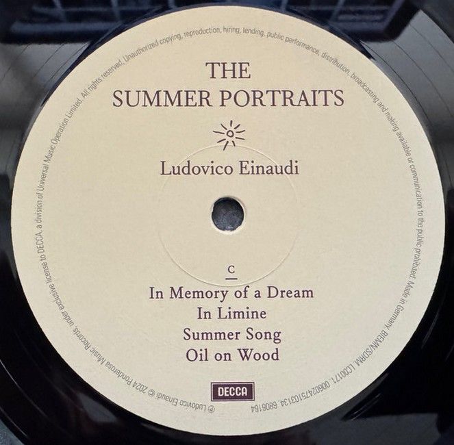 Ludovico Einaudi – The Summer Portraits (2LP, Album, Recycled Black)