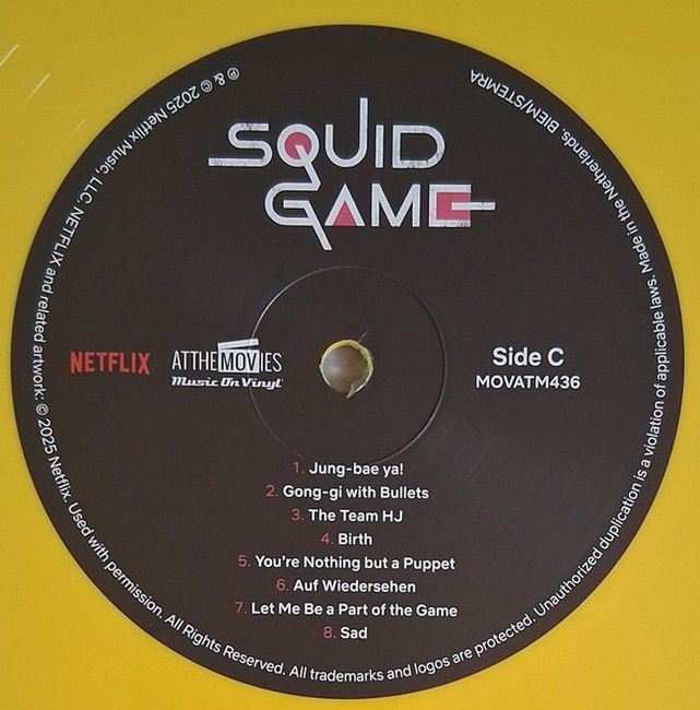 Jung Jaeil – Squid Game (Soundtrack From The Netflix Series) (2LP, Orange & Yellow)