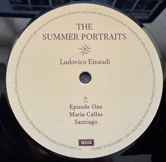 Ludovico Einaudi – The Summer Portraits (2LP, Album, Recycled Black)