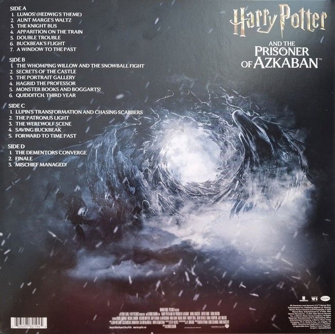 John Williams – Harry Potter And The Prisoner Of Azkaban (Original Motion Picture Soundtrack) (2LP, Album, Record Store Day, Limited Edition, Reissue, Clear Vinyl)