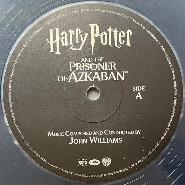 John Williams – Harry Potter And The Prisoner Of Azkaban (Original Motion Picture Soundtrack) (2LP, Album, Record Store Day, Limited Edition, Reissue, Clear Vinyl)