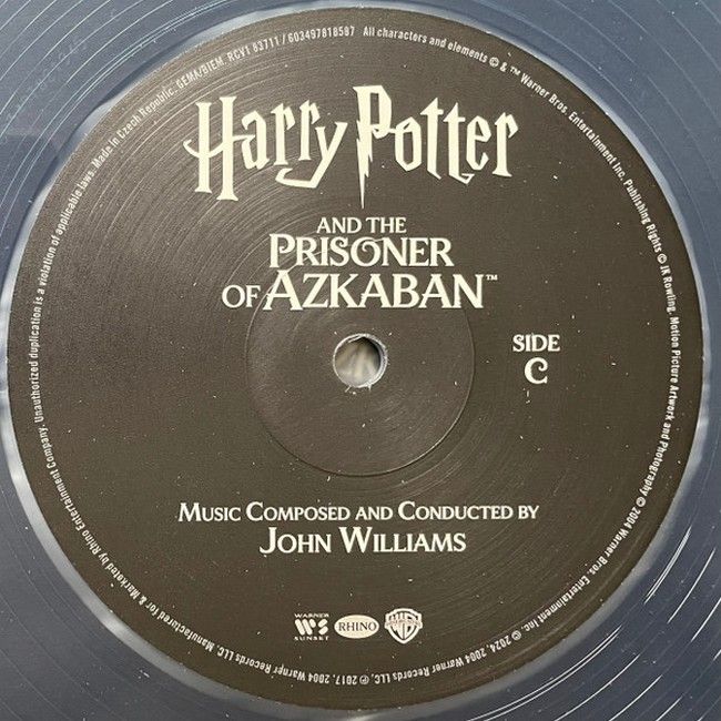 John Williams – Harry Potter And The Prisoner Of Azkaban (Original Motion Picture Soundtrack) (2LP, Album, Record Store Day, Limited Edition, Reissue, Clear Vinyl)