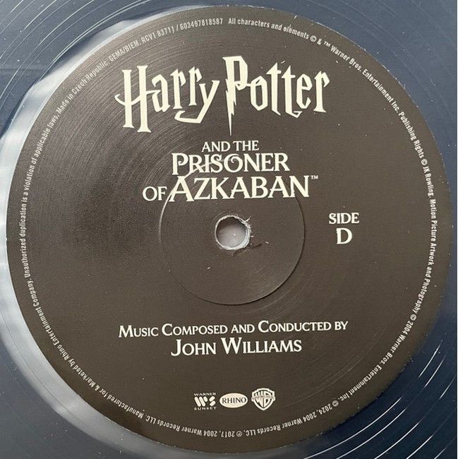 John Williams – Harry Potter And The Prisoner Of Azkaban (Original Motion Picture Soundtrack) (2LP, Album, Record Store Day, Limited Edition, Reissue, Clear Vinyl)