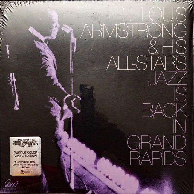 Louis Armstrong – Jazz Is Back In Grand Rapids (2LP, Album, Limited Edition, Reissue, Remastered, Purple Vinyl)