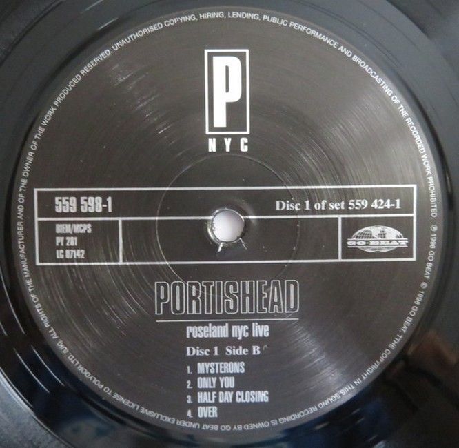 Платівка Portishead – Roseland NYC Live|Портісхед-Roseland NYC Live(2xLP)