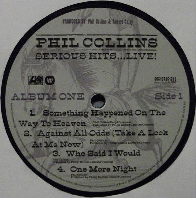 Phil Collins – Serious Hits...Live! (2LP, Reissue, Remastered, Repress, Gatefold Vinyl)