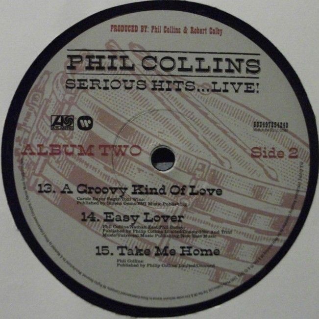 Phil Collins – Serious Hits...Live! (2LP, Reissue, Remastered, Repress, Gatefold Vinyl)