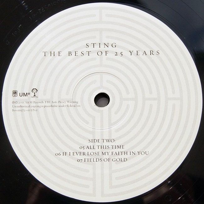 Sting – The Best Of 25 Years (2LP, Compilation, Gatefold, Vinyl)