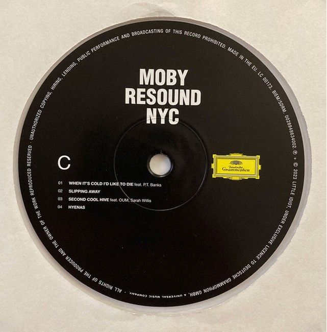 Moby – Resound NYC (2LP, Album, Limited Edition, Stereo, Clear [Crystal Clear])