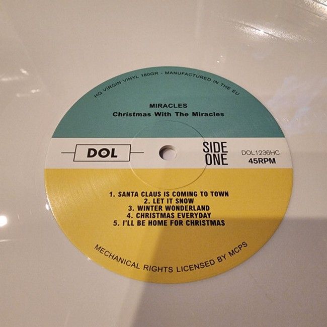 The Miracles – Christmas With The Miracles (LP,  45 RPM, Special Edition, Vinyl)