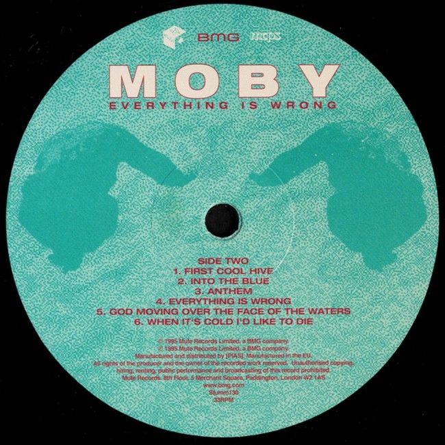 Moby – Everything Is Wrong (LP, Album, Limited Edition, Reissue, 180g, Vinyl)