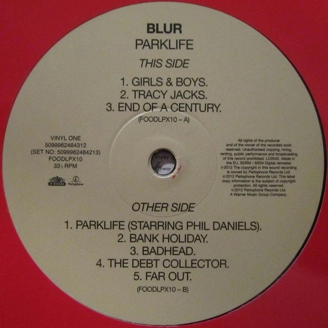 Blur – Parklife (2LP, Reissue, Remastered, Repress, Gatefold Vinyl)