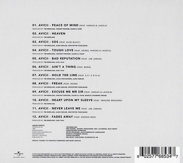 AVICII - Tim (CD)