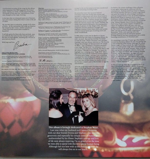 Barbra Streisand – Christmas Memories (LP, Album, Reissue, Red Marble Vinyl)